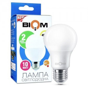 Светодиодная лампа Biom BT-510 A60 10W E27 4500К 