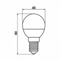 Светодиодная лампа Biom BT-566 G45 7W E14 4500К