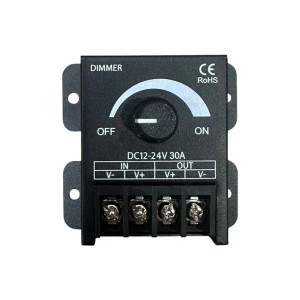 Діммер OEM D-30-Manual-B DC12-24V (30А 1канал) Діммер OEM D-30-Manual-B DC12-24V (30А 1канал)