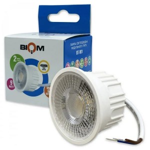 Світлодіодна лампа Biom BT-901 9W MR16 модуль 4500K лінза
