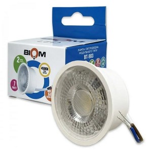Світлодіодна лампа Biom BT-903 7W MR16 модуль 4500K лінза