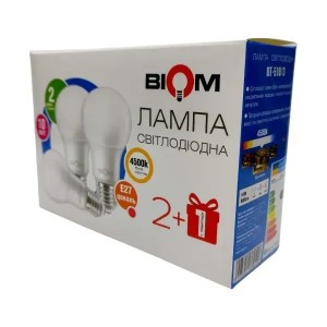 Світлодіодна лампа Biom BT-510/3 A60 10W E27 4500К