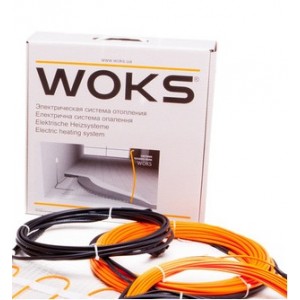 Теплый пол Woks 17-650 двужильный кабель