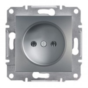Розетка Schneider-Electric Asfora Plus сталь