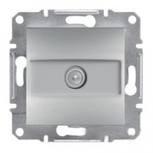 Розетка TV концевая (1дБ) Schneider-Electric Asfora Plus алюминий